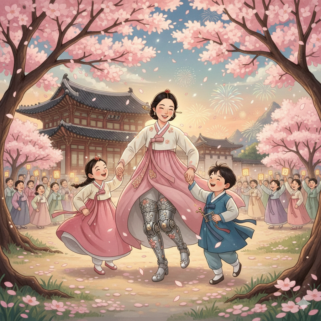 The Queen and the Blossom Legs